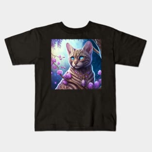 Cute Bengal Kitten Kids T-Shirt